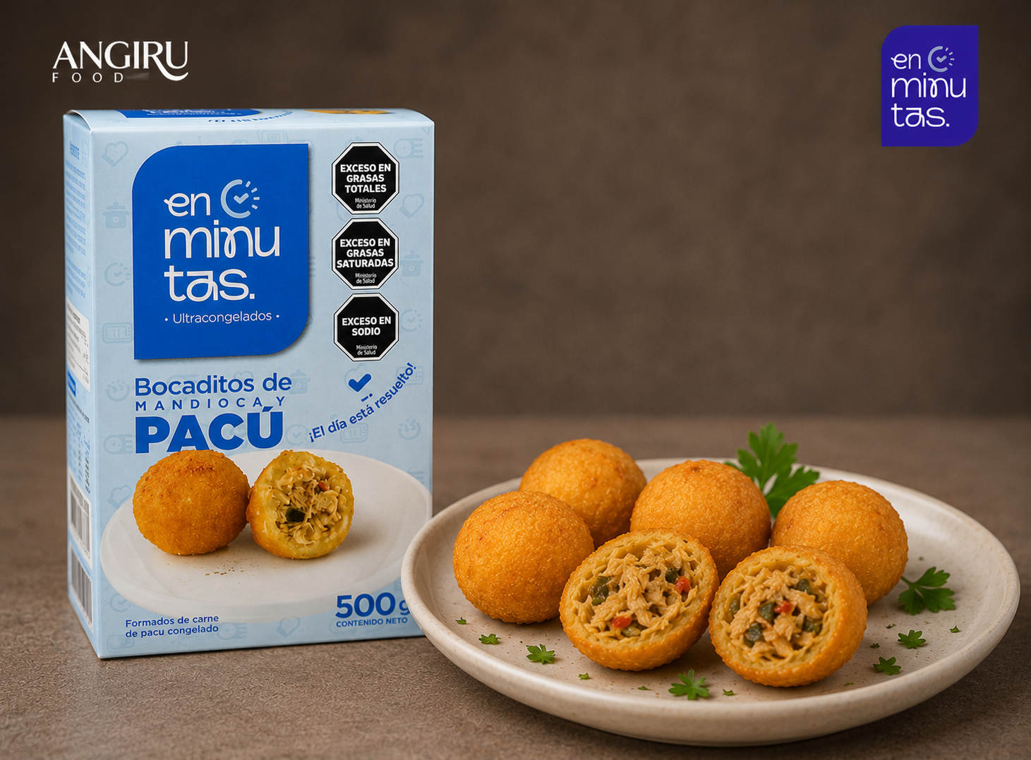 Croqueta de Mandioca y Pacú